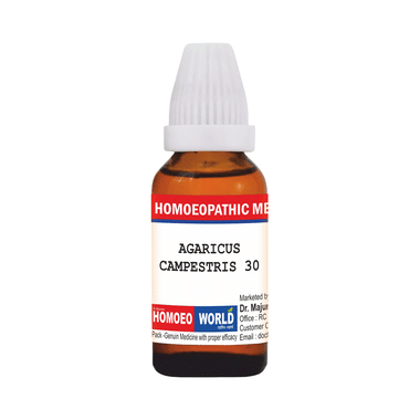 Dr. Majumder Homeo World Agaricus Campestris Dilution (30ml Each) 30