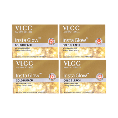 VLCC Insta Glow Gold Bleach (30gm Each)