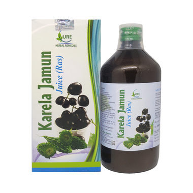 Cure Herbal Remedies Karela Jamun Juice (Ras)