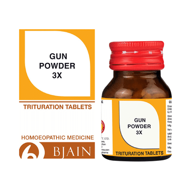 Bjain Gun Powder Trituration Tablet 3X