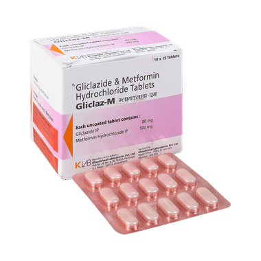 Gliclaz M 80 mg/500 mg Tablet