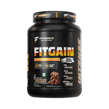 Fitgenix Nutrition Fitgain Mass Gainer  Powder Chocolate