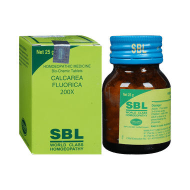 SBL Calcarea Fluorica Biochemic Tablet 200X