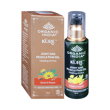 Organic India Kure Joint and Muscle Pain Oil Healing Arnica