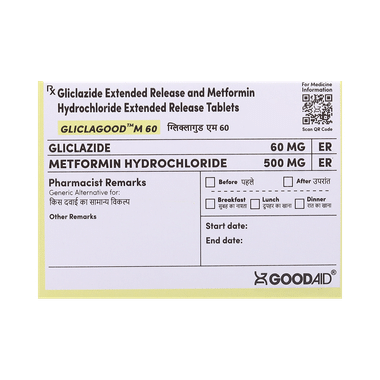 Gliclagood M 60 Tablet ER