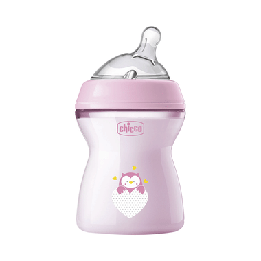 Chicco Natural Feeling 2M+ Feeding Bottle Pink