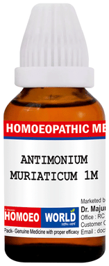Dr. Majumder Homeo World Antimonium Muriaticum Dilution 1M Dr. Majumder Homeo World Antimonium Muriaticum Dilution 1M