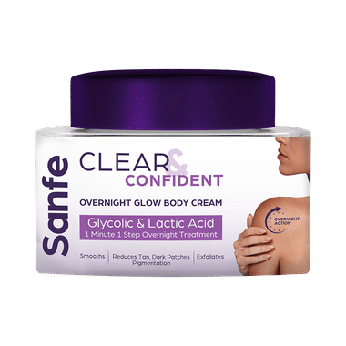Sanfe Clear & Confident Overnight Glow Body Cream