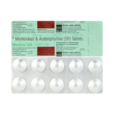 Montral AB 200mg/10mg Tablet