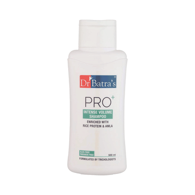 Dr Batra's Pro+ Intense Volume Shampoo Enriched With Rice Protein & Amla