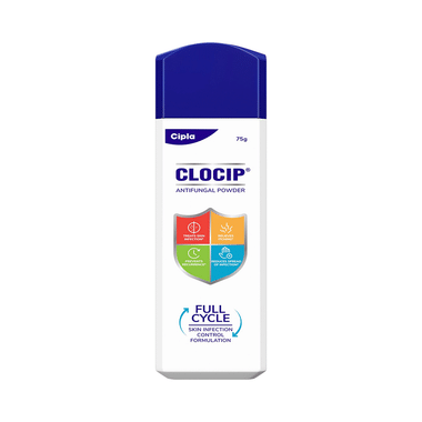 Clocip Anti-Fungal Dusting Powder | For Skin Infections & Itching