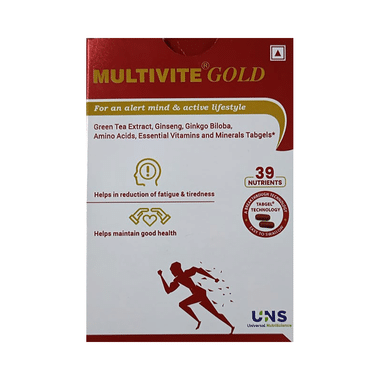 Multivite Gold Daily Health Supplement Tabgels
