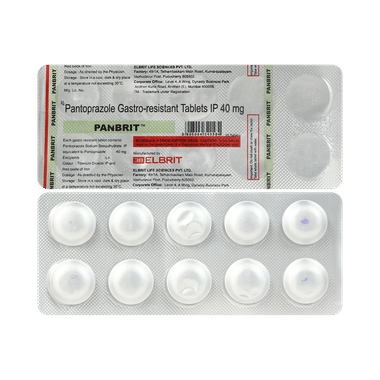 Panbrit 40mg Tablet