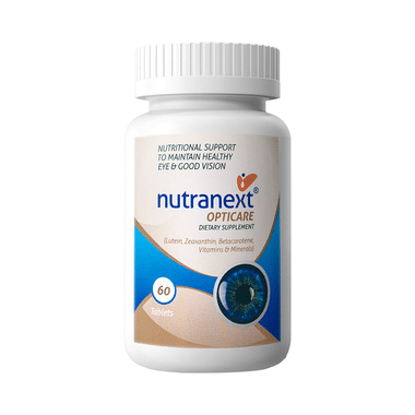 Nutranext Opticare Tablet With  20+ Eye Vitamins & Combination Of Antioxidants