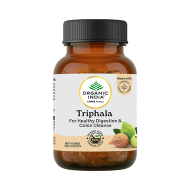 Organic India Triphala Veg Capsule | Eases Constipation & Supports Digestion