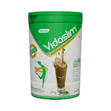 Vidaslim Protein Powder Meal Replacement Shake | Weight Management | For Men & Women, Coffee Latte