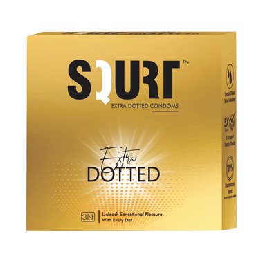 Squrt Condom Extra Dotted