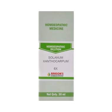 Bakson's Homoeopathy Solanum Xanthocarpum Dilution 6X
