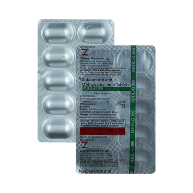 Miol G 300 mg/500 mcg Tablet