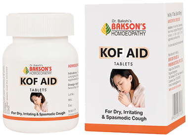 Bakson's Homeopathy Kof Aid Tablet Bakson's Homeopathy Kof Aid Tablet