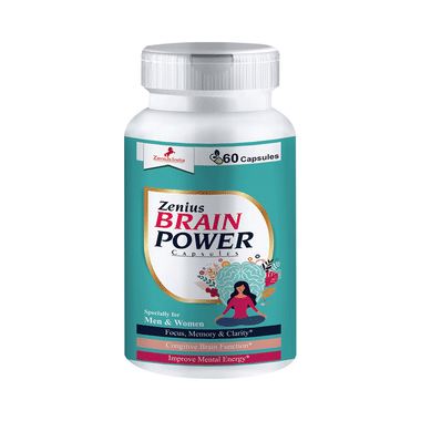 Zenius Brain Power Capsule For Brain Power & Stress Relief