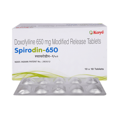 Spirodin 650 Tablet MR