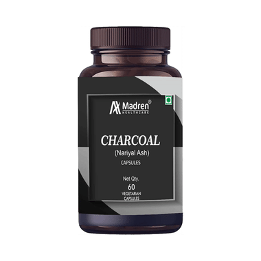 Madren Healthcare Charcoal (Nariyal Ash) Capsule