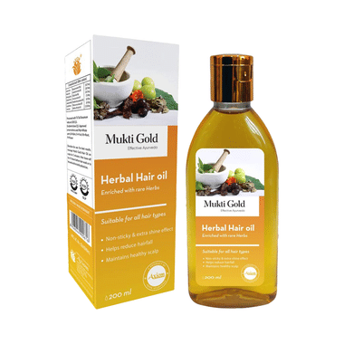 Axiom Mukti Gold Herbal Hair Oil