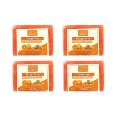 Khadi Pure Orange Soap (125gm Each)