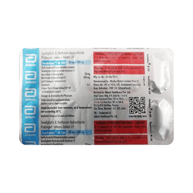 Tenelichoice M 500mg/20mg Tablet