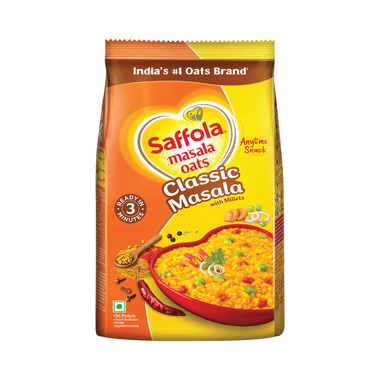 Saffola Masala Oats With High Fibre & Protein | Flavour Classic Masala