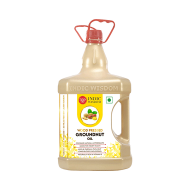 Indic Wisdom Wood Pressed Groundnut. Oil