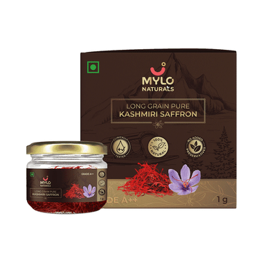 Mylo Naturals Long Grain Pure Kashmiri Grade A++ Saffron