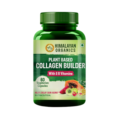 Himalayan Organics Plant Based Collagen Builder Capsule For Hair And Skin With Biotin & Vitamin C