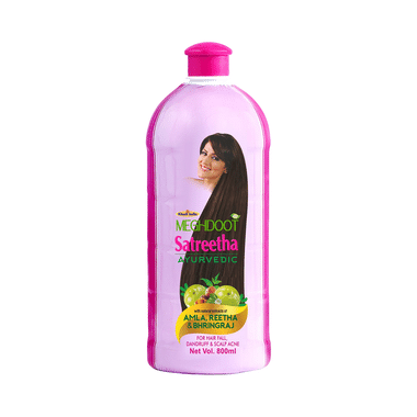 Meghdoot Ayurvedic Satreetha Shampoo For Dandruff And Scalp Acne