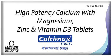 Calcimax Forte+ Calcium with Magnesium, Zinc & Vitamin D3 Tablet