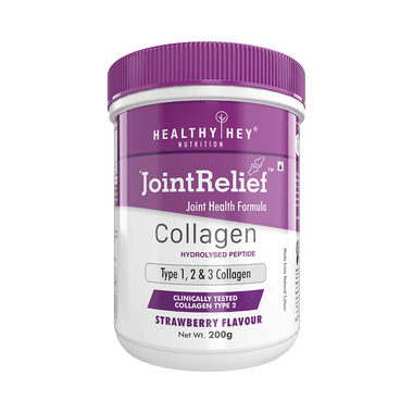 HealthyHey Nutrition Joint Relief With Collagen Type 1, 2 & 3 | Flavour Strawberry