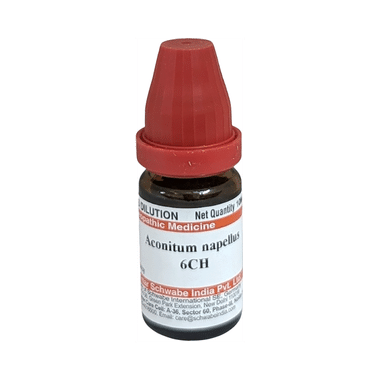 Dr Willmar Schwabe India Aconitum Napellus Dilution 6 CH