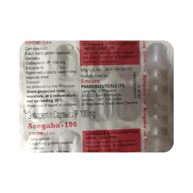 Acegaba 100 Capsule
