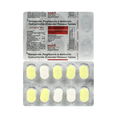 Accuglim MP 2mg/500mg/15mg Tablet