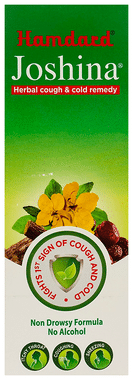 Hamdard Joshina Herbal Cough & Cold Syrup | Non-Drowsy Formula & No Alcohol