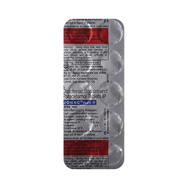 Jonac Plus 50mg/325mg Tablet