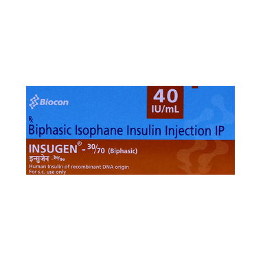 Insugen 30/70 Solution for Injection 40IU/ml