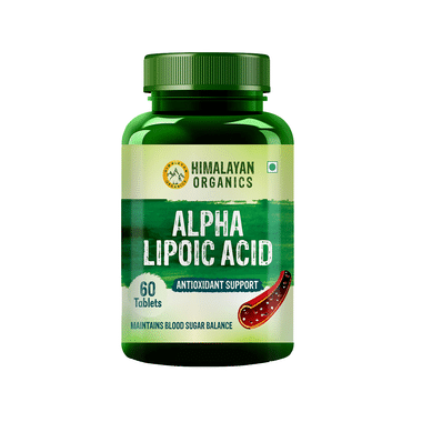 Himalayan Organics Alpha Lipoic Acid For Antioxidant Support & Blood Sugar Balance | Tablet