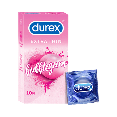 Durex Extra Thin Condom Bubblegum