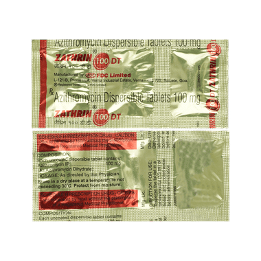 Zathrin 100 DT Tablet