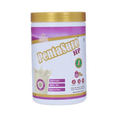 PentaSure HP With Whey, Milk & Soy Protein | Flavour Powder Banana Vanilla