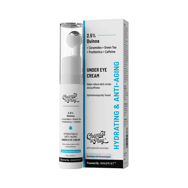 Chemist At Play At Play Hydrating & Anti Aging Under Eye Cream for Dark Circles & Puffiness | For Eye Care Eye Cream