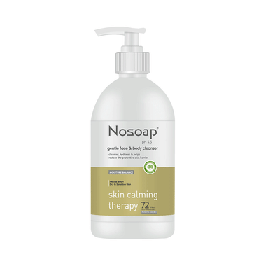 Nosoap Gentle Face & Body Cleanser | Moisture Balance For Dry & Sensitive Skin | Paraben-Free