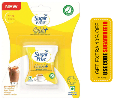 Sugar Free Gold Plus Low Calorie Aspartame Sweetener